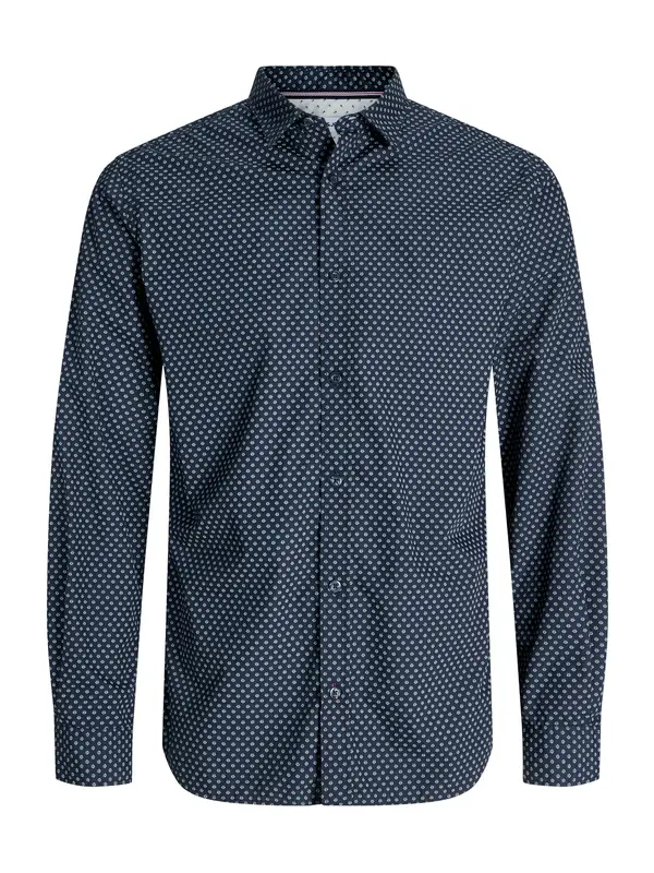 JACK & JONES JACK & JONES Košulja 'JJMATHEO'  mornarsko plava / bijela