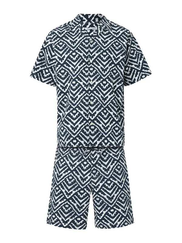 JACK & JONES JACK & JONES Košulja 'JJMILO'  morsko plava / bijela