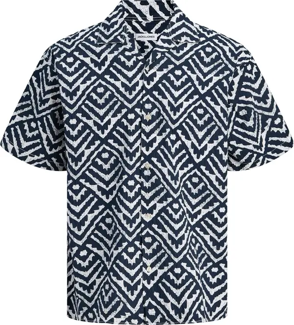 JACK & JONES JACK & JONES Košulja 'JJMILO'  noćno plava / bijela