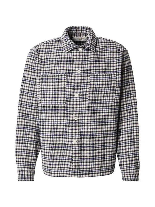 JACK & JONES JACK & JONES Košulja 'JORBLEECKER'  mornarsko plava / moka smeđa / crna / bijela