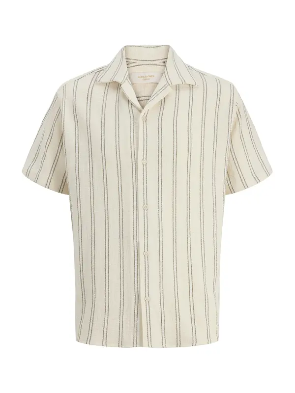 JACK & JONES JACK & JONES Košulja 'JORCOBA'  boja pijeska / crna