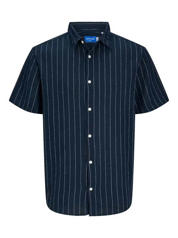 JACK & JONES JACK & JONES Košulja 'JORJoshua'  tamno plava / bijela