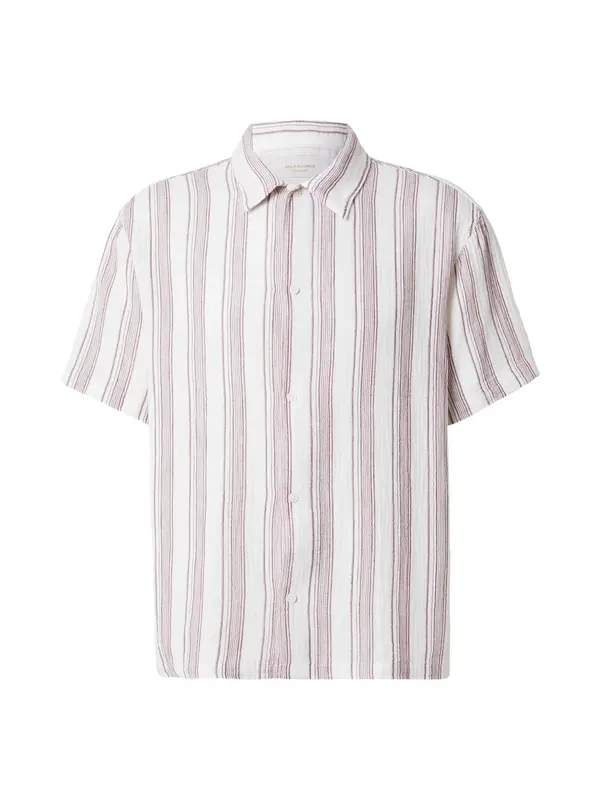 JACK & JONES JACK & JONES Košulja 'JORNANTUCKET'  tamno crvena / bijela