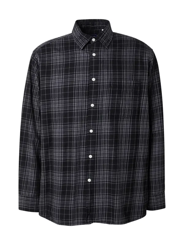 JACK & JONES JACK & JONES Košulja 'JORROBB'  tamo siva / crna