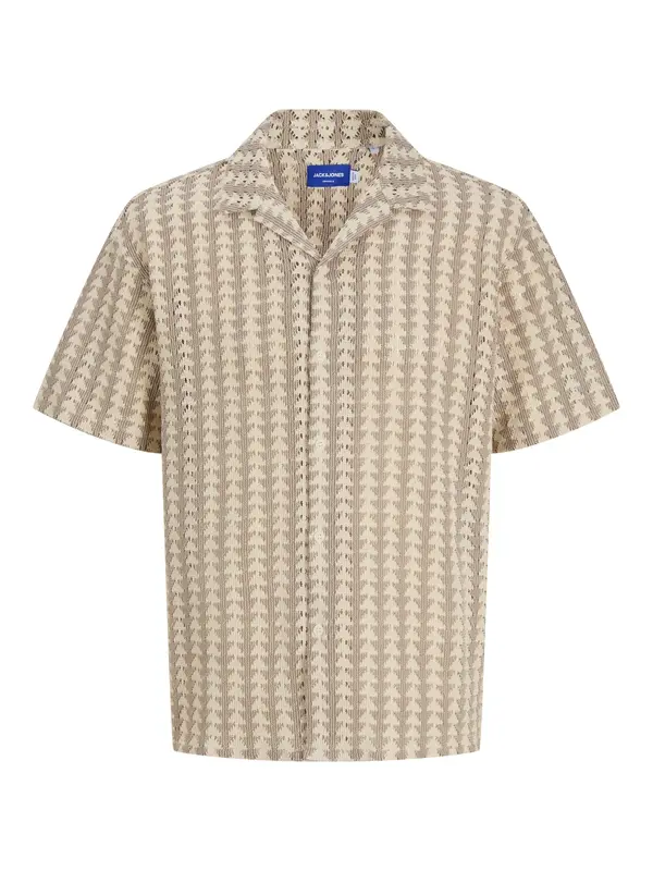 JACK & JONES JACK & JONES Košulja 'JORSUMMER LUKE'  pijesak / svijetlosmeđa