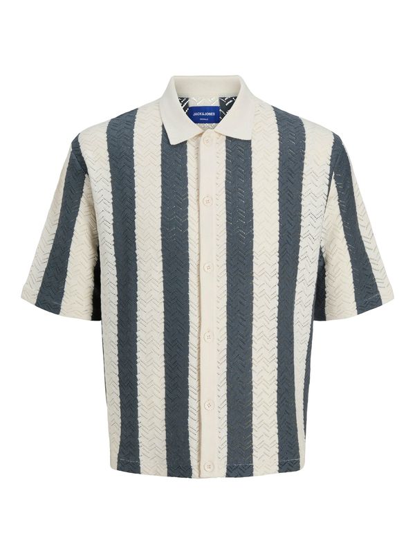JACK & JONES JACK & JONES Košulja 'JORTYLER'  petrol / bijela
