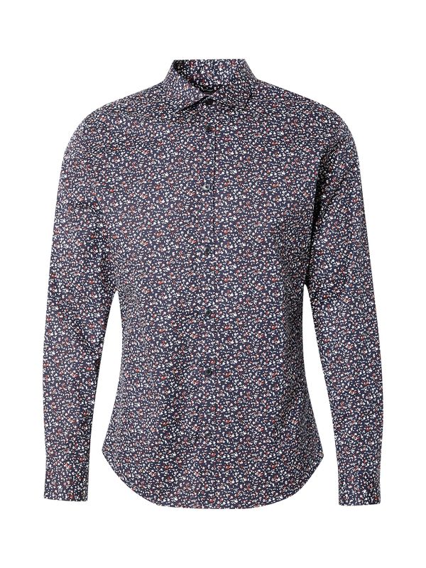 JACK & JONES JACK & JONES Košulja 'JPRBLABlackpool'  tamno plava / karmin crvena / bijela