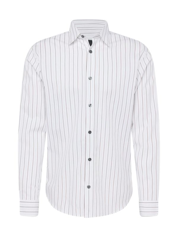 JACK & JONES JACK & JONES Košulja 'JPRBLABUSHWICK STANLEY'  smeđa / siva / bijela