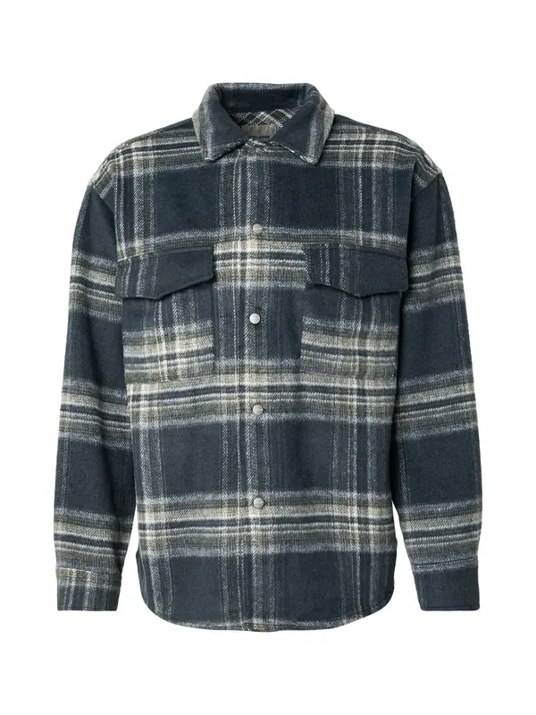 JACK & JONES JACK & JONES Košulja 'JWHVESTERBRO'  maslinasta / kraljevski zelena / bijela
