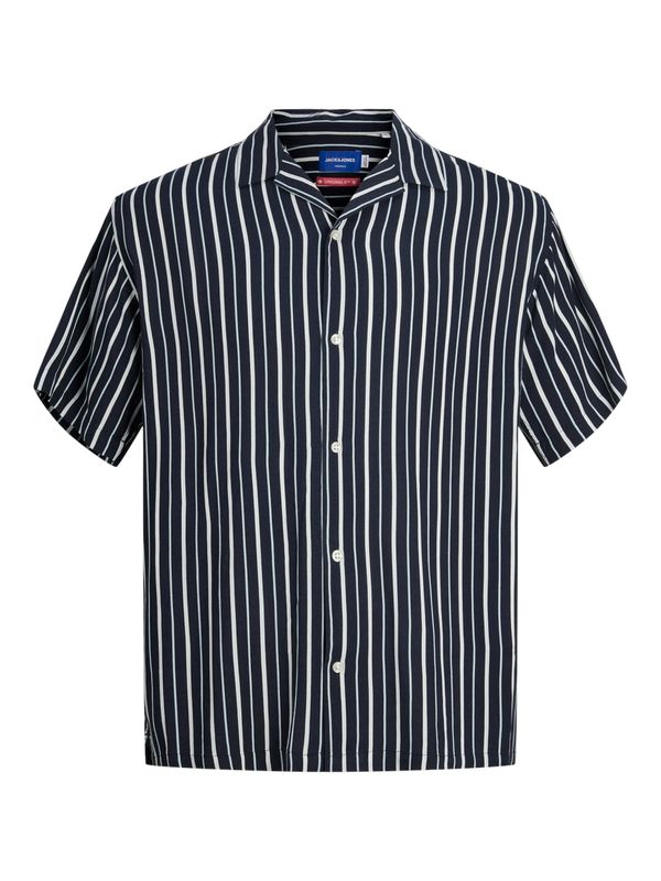 JACK & JONES JACK & JONES Košulja 'Luke Aruba'  noćno plava / bijela