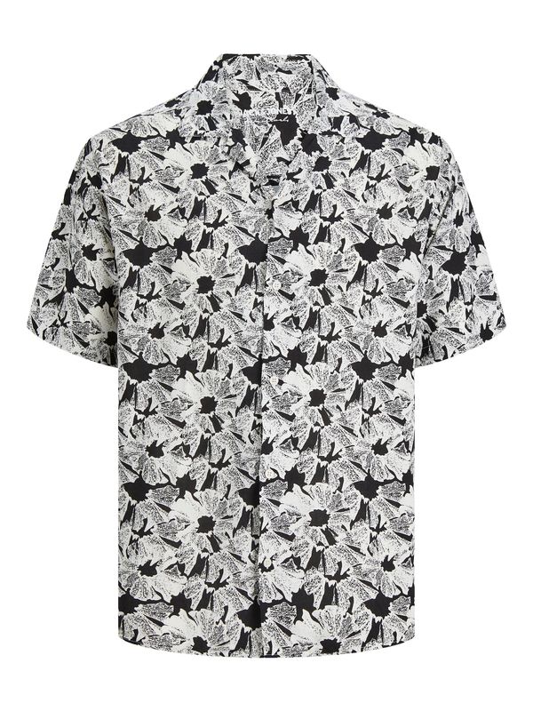 JACK & JONES JACK & JONES Košulja 'LUKE'  crna / bijela