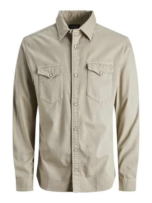 JACK & JONES JACK & JONES Košulja 'Sheridan'  sivkasto bež