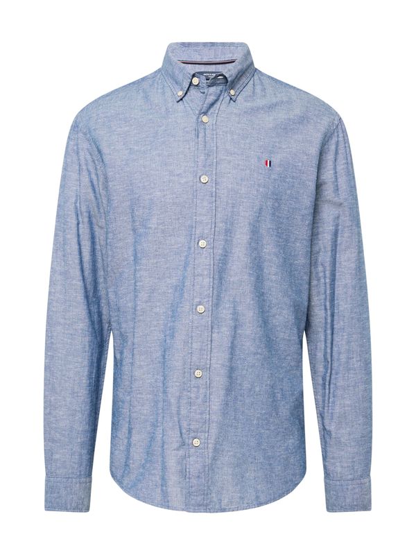 JACK & JONES JACK & JONES Košulja 'SUMMER SHIELD'  mornarsko plava / plava melange / crvena / bijela