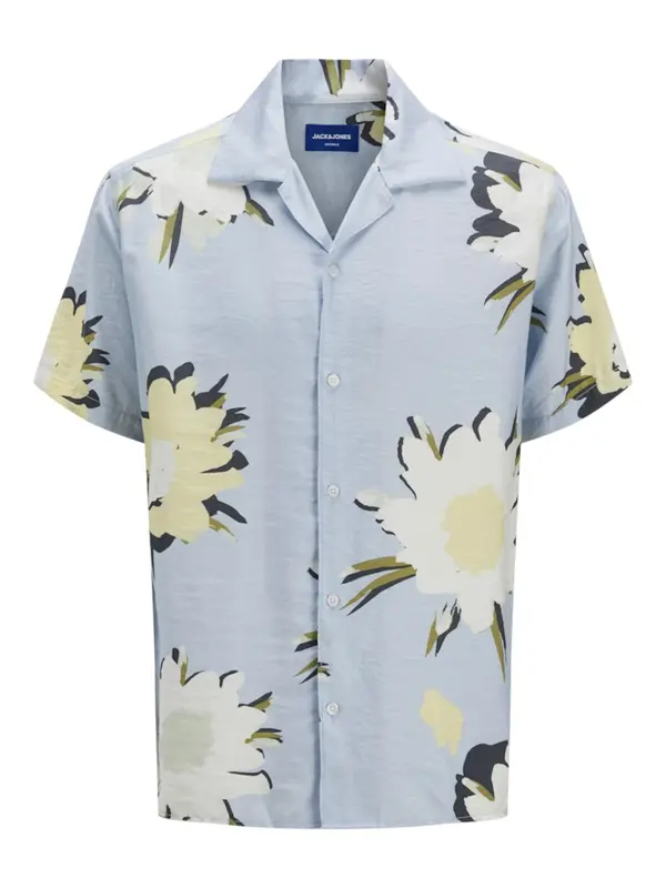 JACK & JONES JACK & JONES Košulja  svijetloplava / pastelno žuta / maslinasta / prljavo bijela