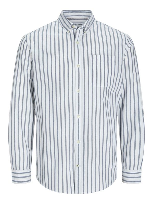 JACK & JONES JACK & JONES Košulja  tamno plava / bijela