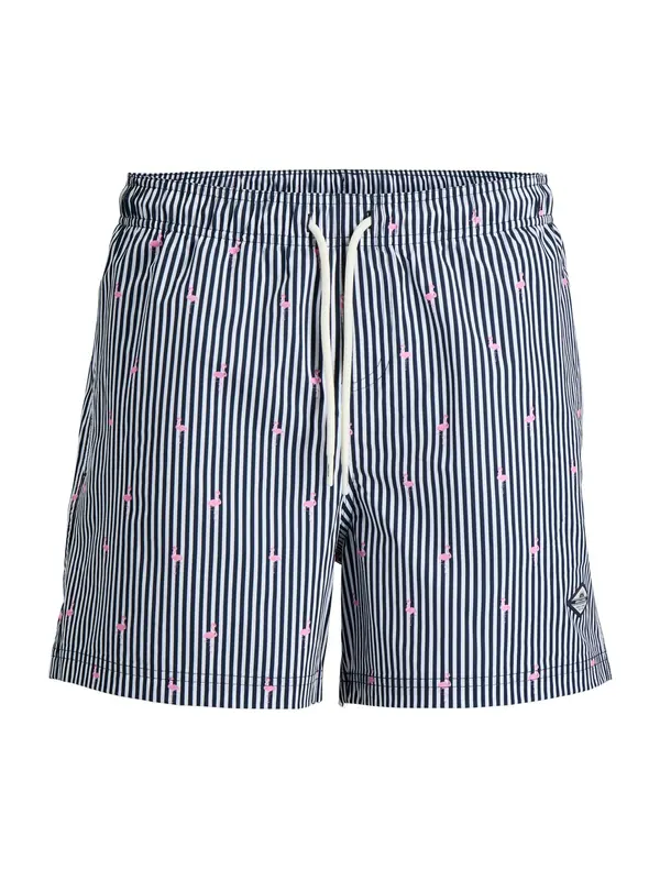 JACK & JONES JACK & JONES Kupaće hlače 'JPSTMAUI BREEZE'  mornarsko plava / roza / bijela