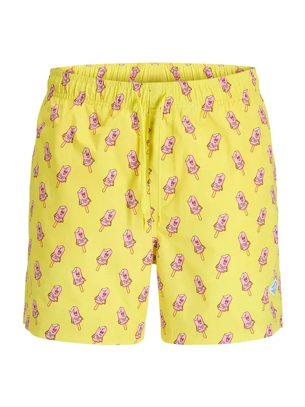 JACK & JONES JACK & JONES Kupaće hlače 'JPSTMAUI'  čokolada / limun / roza