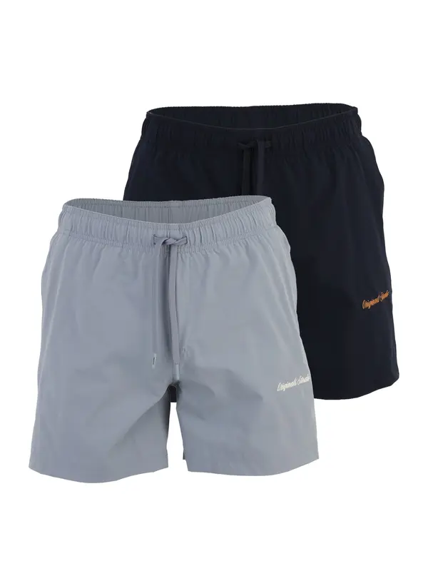 JACK & JONES JACK & JONES Kupaće hlače 'JPSTMAUI NORREBRO'  morsko plava / sivkasto plava