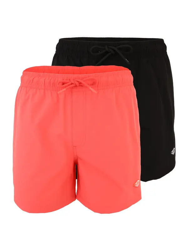 JACK & JONES JACK & JONES Kupaće hlače 'JPSTMAUI TROPIC'  koraljna / crna