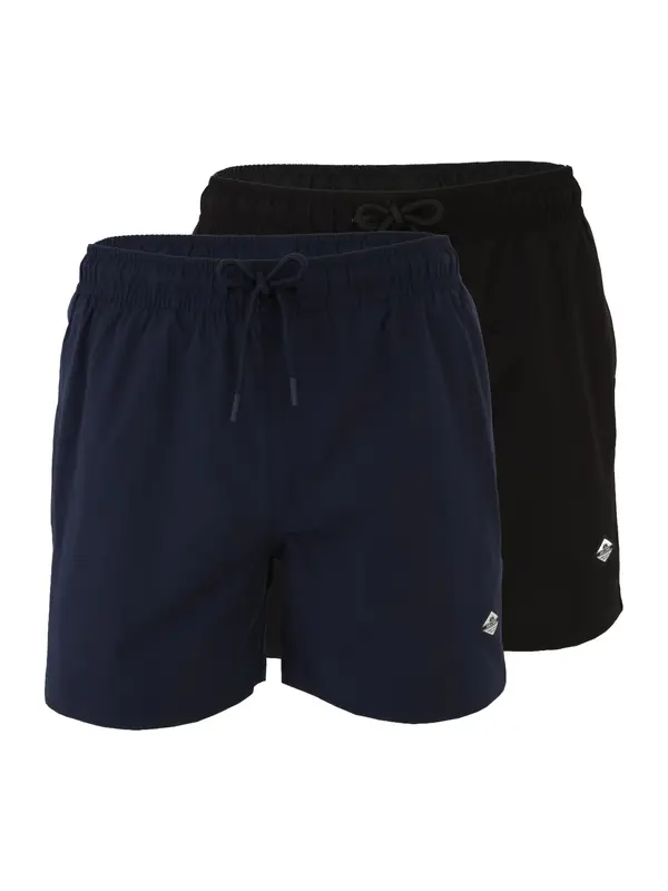 JACK & JONES JACK & JONES Kupaće hlače 'JPSTMAUI TROPIC'  mornarsko plava / crna