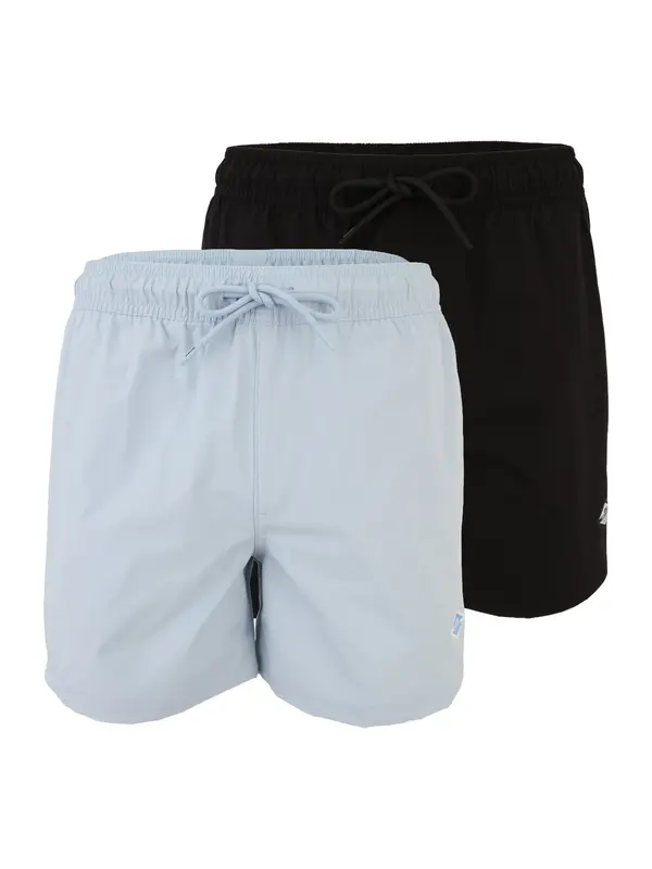 JACK & JONES JACK & JONES Kupaće hlače 'JPSTMaui Tropic'  pastelno plava / crna