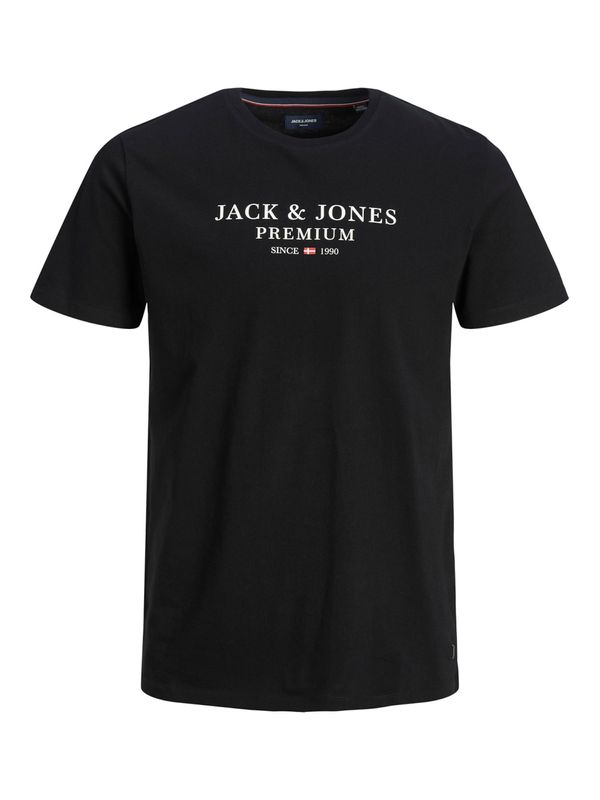 JACK & JONES JACK & JONES Majica 'Archie'  crna / bijela
