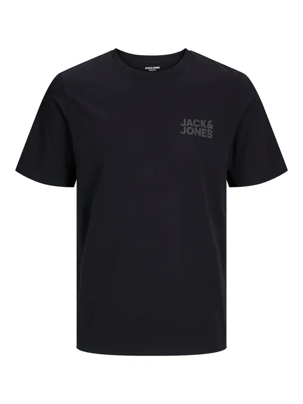 JACK & JONES JACK & JONES Majica  bazalt siva / crna