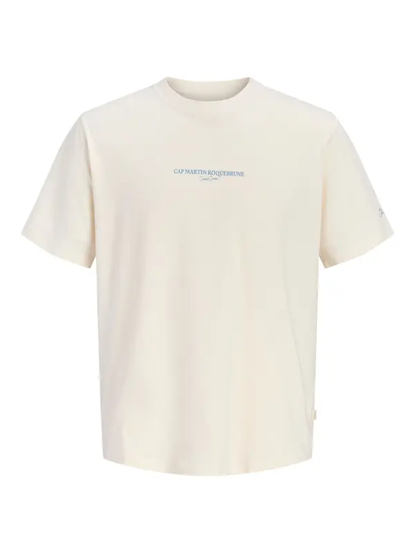 JACK & JONES JACK & JONES Majica  bež / plava / bijela