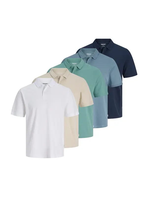 JACK & JONES JACK & JONES Majica  bež / plava / opal / pastelno zelena / bijela