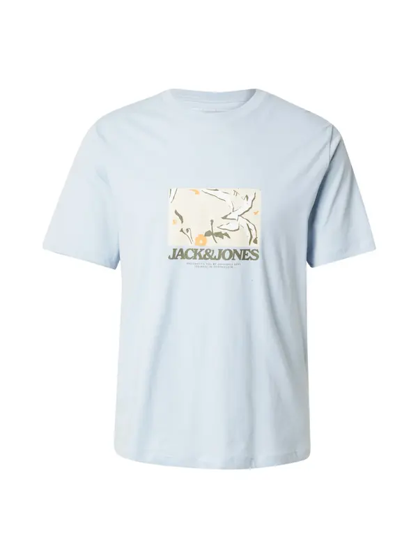 JACK & JONES JACK & JONES Majica  bež / svijetloplava / zelena / bijela