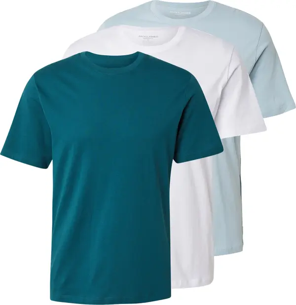 JACK & JONES JACK & JONES Majica  cijan plava / pastelno plava / bijela