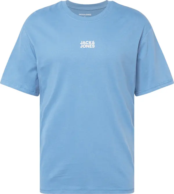 JACK & JONES JACK & JONES Majica 'CLASSIC'  nebesko plava / prljavo bijela