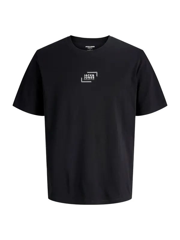 JACK & JONES JACK & JONES Majica  crna / bijela