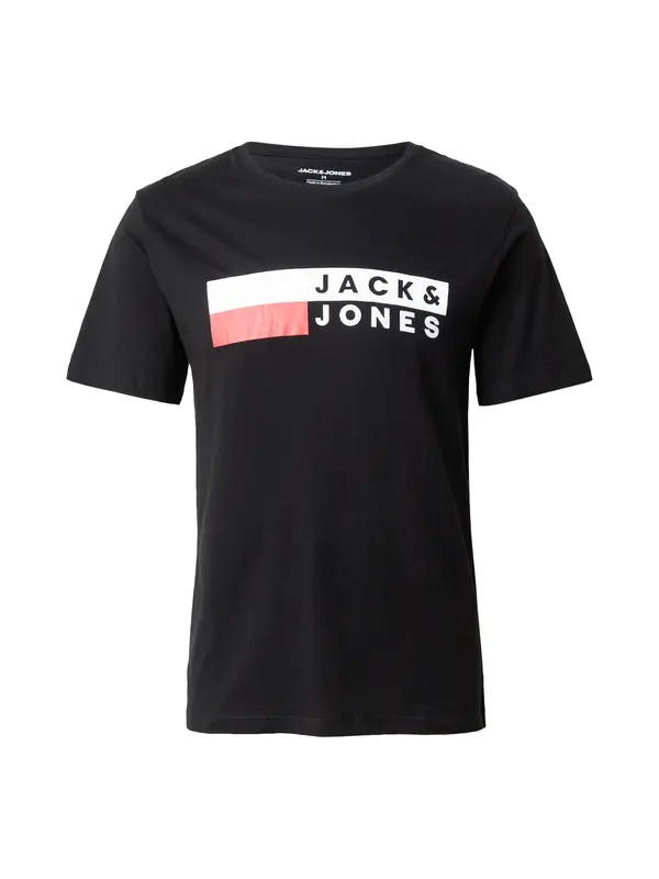 JACK & JONES JACK & JONES Majica  crvena / crna / bijela