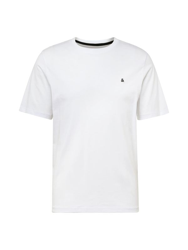 JACK & JONES JACK & JONES Majica 'EPAULOS'  tamno plava / bijela