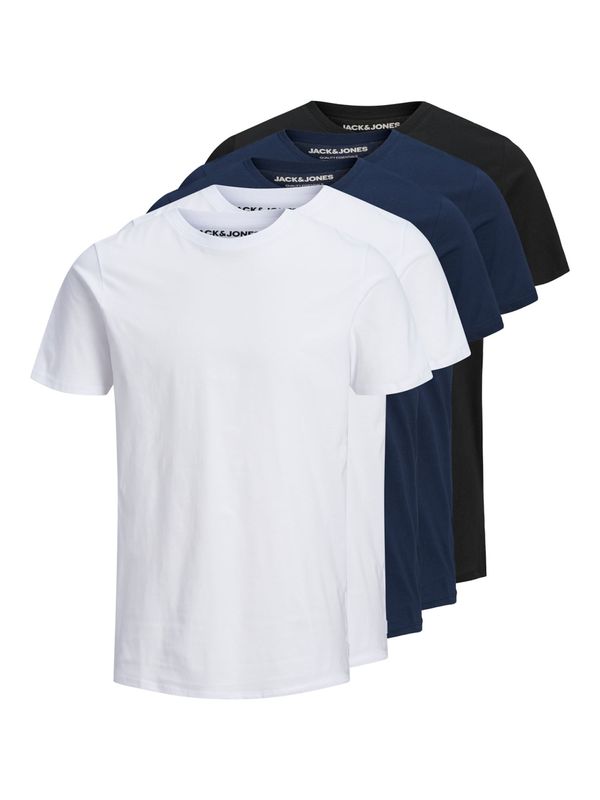 JACK & JONES JACK & JONES Majica 'Essentials'  tamno plava / crna / bijela