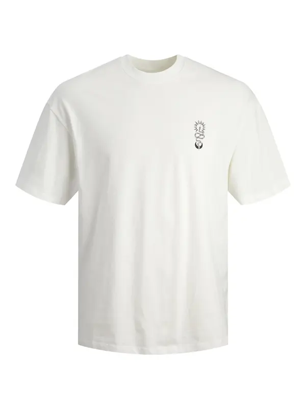 JACK & JONES JACK & JONES Majica 'HEKTOR'  crna / bijela