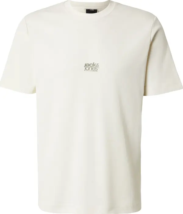 JACK & JONES JACK & JONES Majica 'JCOBREEZE'  bež siva / svijetlosiva / tamno zelena / prljavo bijela