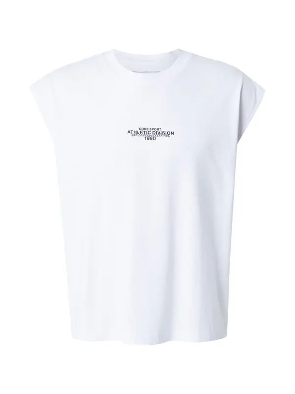 JACK & JONES JACK & JONES Majica 'JCOBREEZE'  crna / bijela