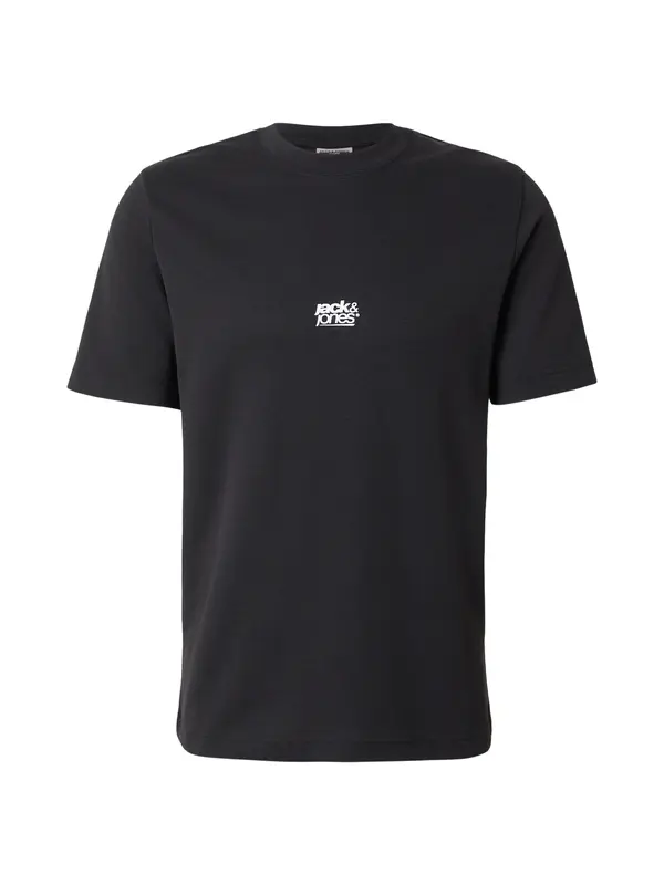 JACK & JONES JACK & JONES Majica 'JCOBREEZE'  crna / bijela