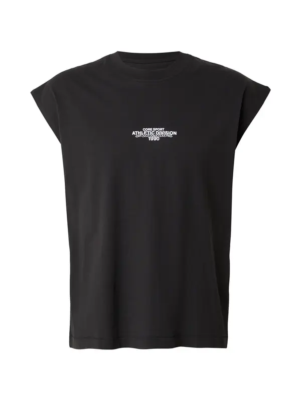 JACK & JONES JACK & JONES Majica 'JCOBREEZE'  crna / bijela