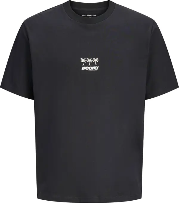 JACK & JONES JACK & JONES Majica 'JCOCLUB'  crna / bijela