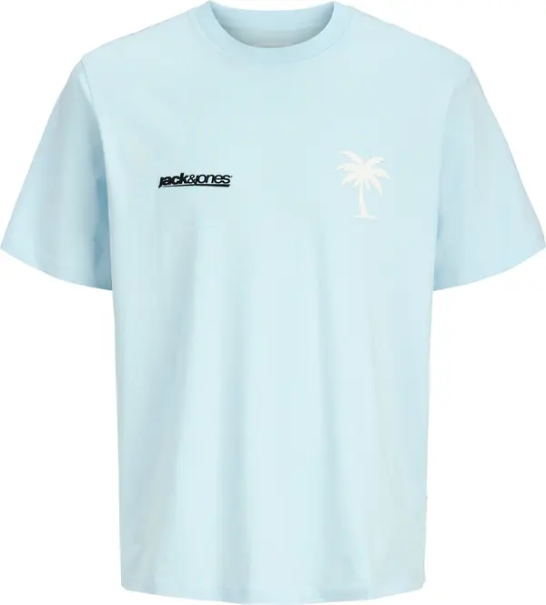JACK & JONES JACK & JONES Majica 'JCOCLUB'  pastelno plava / crna / bijela