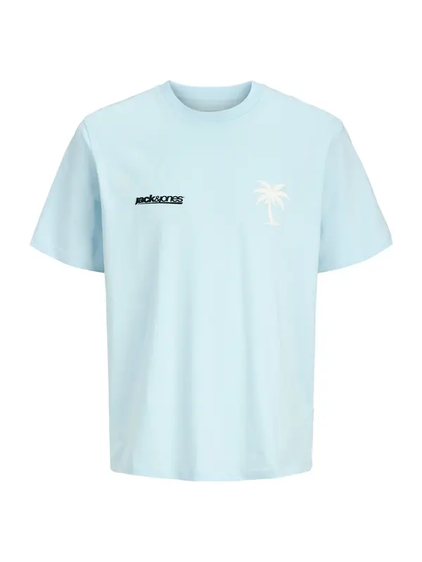 JACK & JONES JACK & JONES Majica 'JCOCLUB'  pastelno plava / crna / bijela