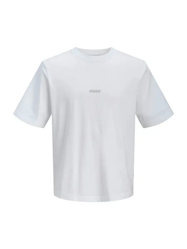 JACK & JONES JACK & JONES Majica 'JCOCLUB'  svijetlosiva / bijela