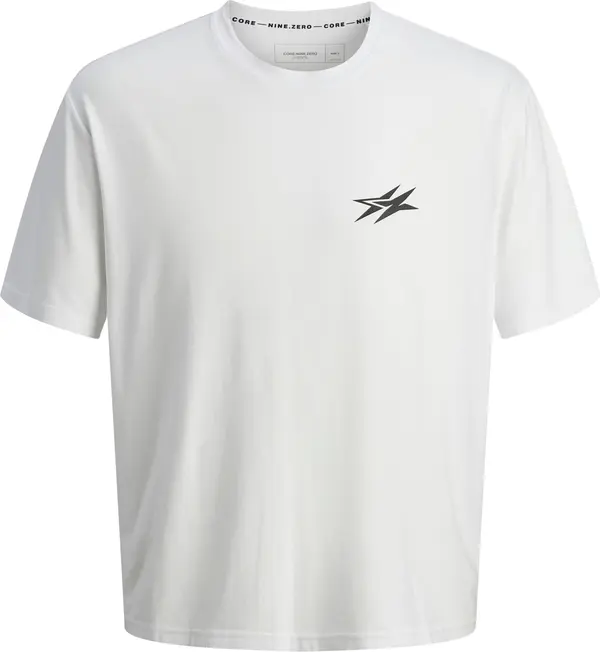 JACK & JONES JACK & JONES Majica 'JCOCNZ BERLIN'  crna / bijela