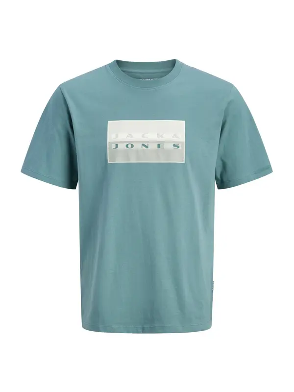 JACK & JONES JACK & JONES Majica 'JCOFusion'  cijan plava / bijela