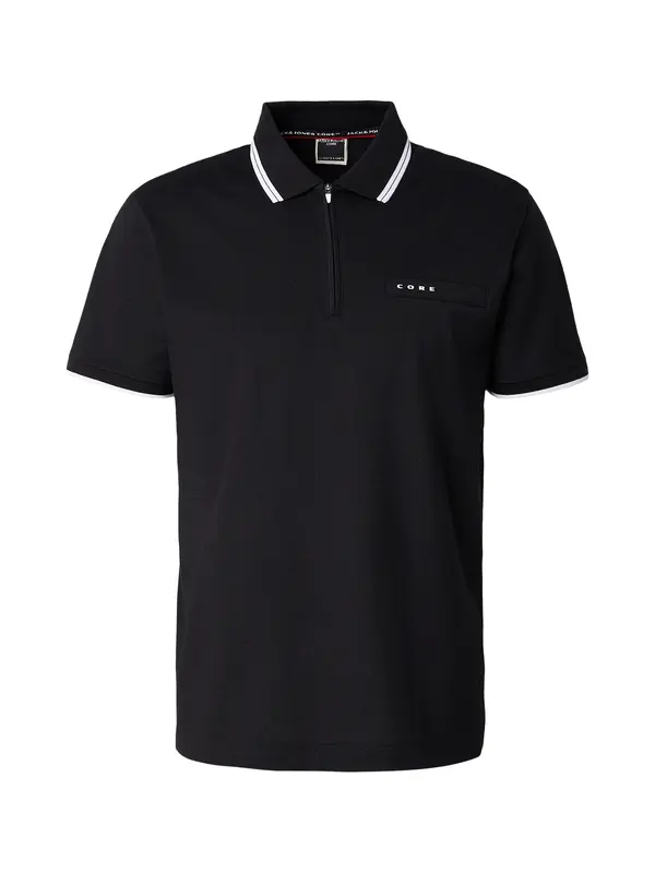 JACK & JONES JACK & JONES Majica 'JCOFUSION'  crna / bijela