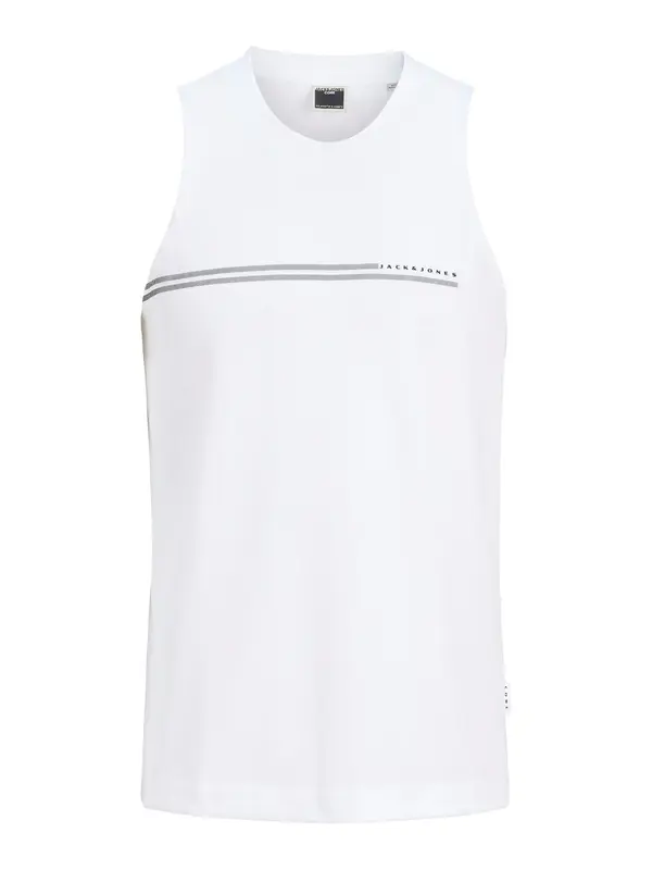 JACK & JONES JACK & JONES Majica 'JCOFUSION'  crna / bijela