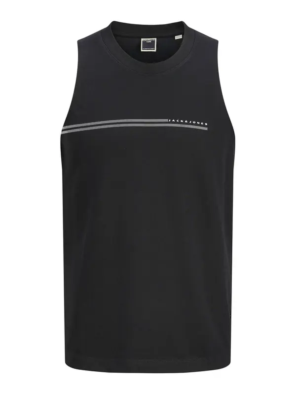 JACK & JONES JACK & JONES Majica 'JCOFUSION'  crna / bijela